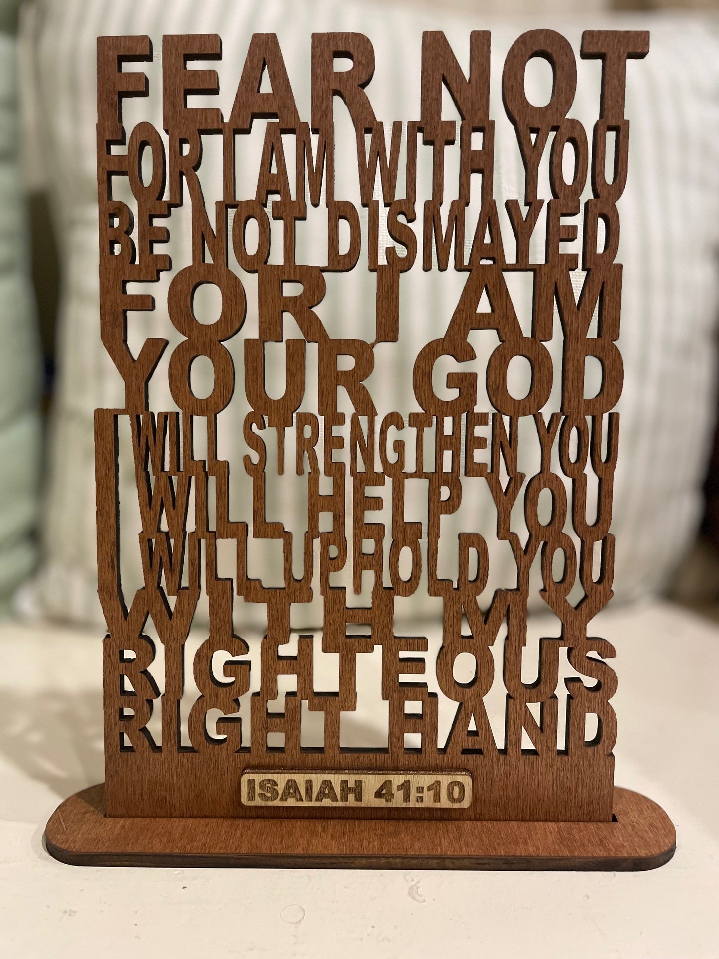 Isaiah 41:10 Verse Plaque