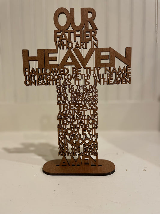 The Lord's Prayer Cross