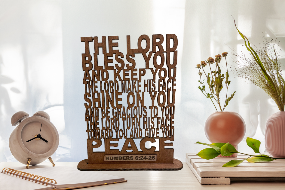 Numbers 6: 24-26 Verse Plaque