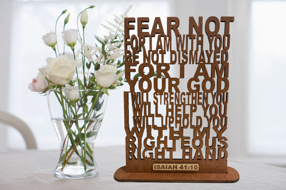 Isaiah 41:10 Verse Plaque